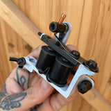 Distressed White Bulldog Power Liner