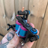 Pink & Blue Jazzy Drilled Bulldog Power Liner