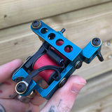 Teal & Red Drilled Bulldog Power Liner