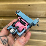 Muted Blue & Pink Bulldog Power Liner