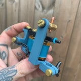 Muted Teal & Gold Bulldog Power Liner