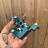 Teal & Gold Checker V20 Liner