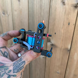 Pink & Blue Jazzy Drilled Bulldog Power Liner