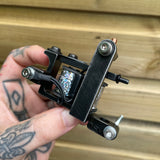Distressed Black Bulldog Power Liner