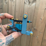 Muted Teal & Gold Bulldog Power Liner